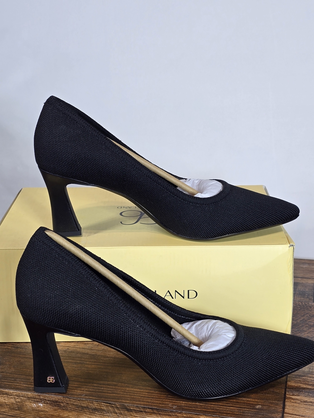 Cosy Island Classic Black Pointed Toe Pumps Heels Size 9
